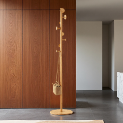 Wooden Coat Rack